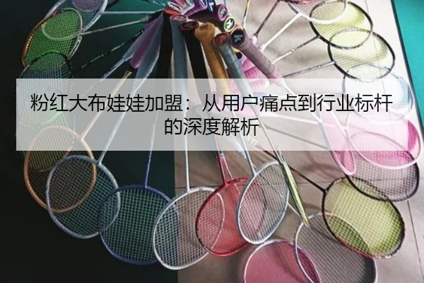 粉红大布娃娃加盟：从用户痛点到行业标杆的深度解析